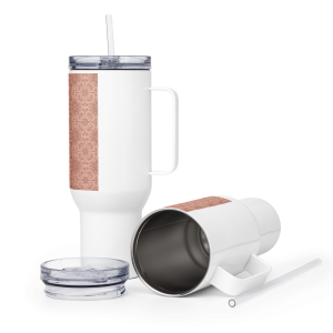 Travel mug with a handle