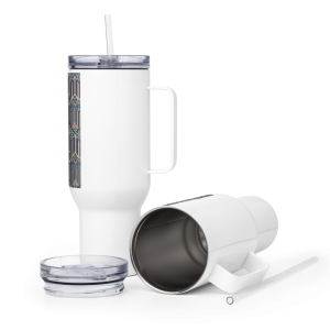Travel mug with a handle