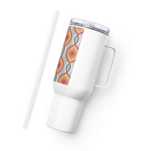 Travel mug with a handle