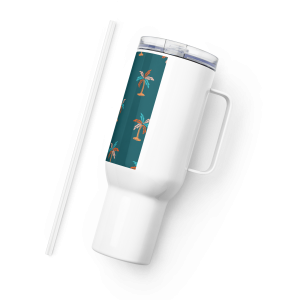 Travel mug with a handle