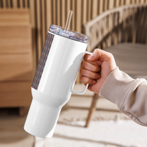 Travel mug with a handle